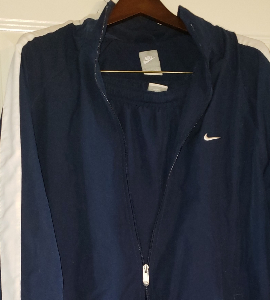 Men's Nike Track Suit Navy/White XL